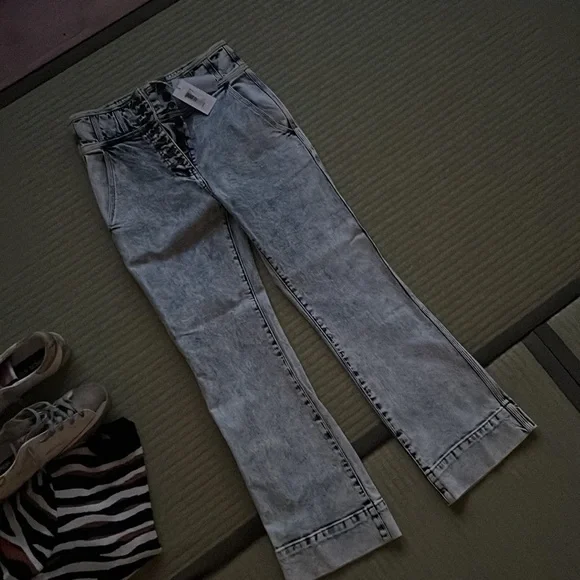 Ulla Johnson Ellis Acid Wash High Waist Jeans, $350 NWT Size US 6 - Picture 5 of 7